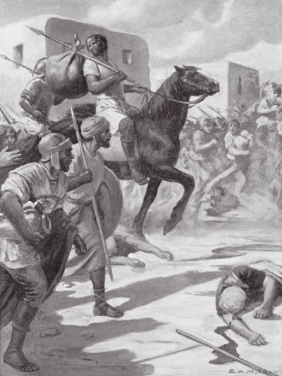 Kořist z Tyru (litografie) od Edwin A. Morrow