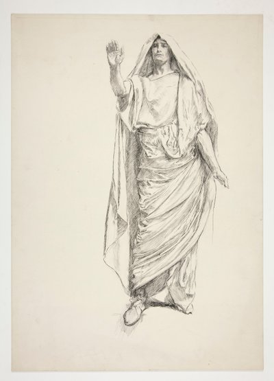 Anthony (předběžná kresba pro .3138) - Julius Caesar od Edwin Austin Abbey
