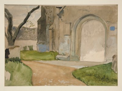 Architektonická studie od Edwin Austin Abbey