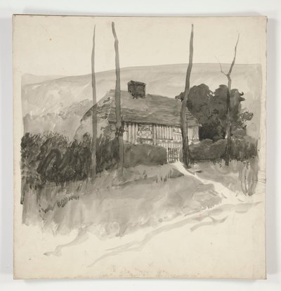 Architektonická studie od Edwin Austin Abbey