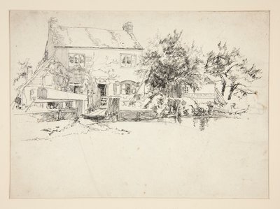 Architektonická studie: Hurley, Londýn od Edwin Austin Abbey