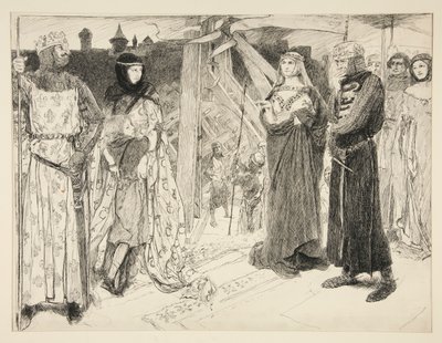 Před hradbami Alžíru: od Edwin Austin Abbey