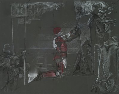 Kolumbus objevování nového světa od Edwin Austin Abbey