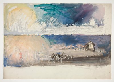 Studie kompozice pro od Edwin Austin Abbey