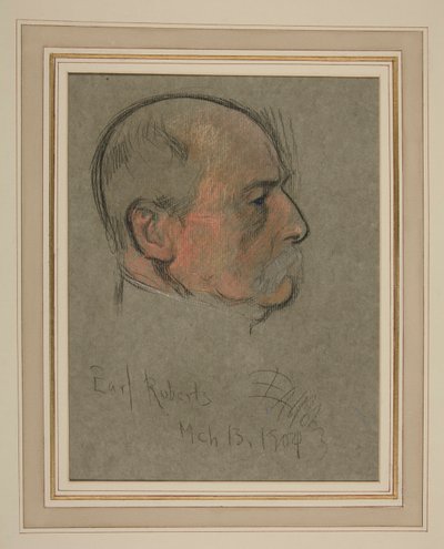 Korunovace Edwarda VII Portrét: Frederick Sleigh Roberts, Earl od Edwin Austin Abbey