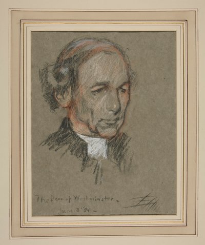 Portrét korunovace Edwarda VII: Joseph Armitage Robinson, Canon od Edwin Austin Abbey