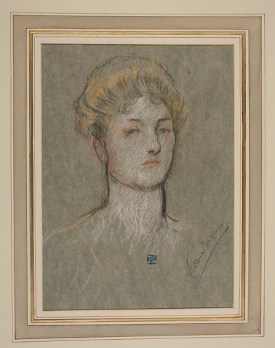 Portrét Korunovace Eduarda VII.: Princezna Viktorie Eugenie z Battenbergu od Edwin Austin Abbey