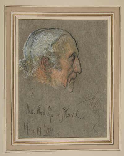 Korunovace Edwarda VII Portrét: William Dalrymple Maclagan, arcibiskup od Edwin Austin Abbey