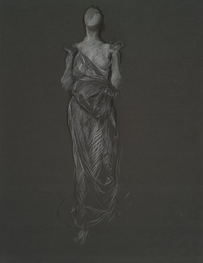Raná figurální studie pro od Edwin Austin Abbey