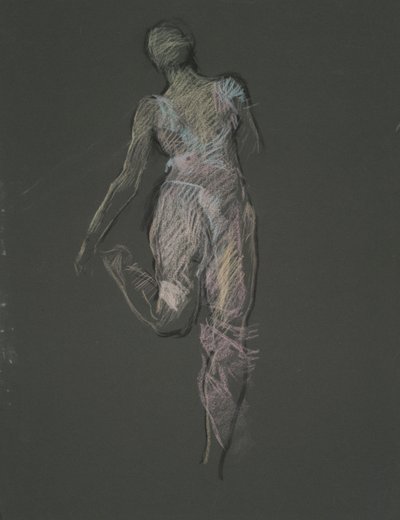 Raná figurální studie pro od Edwin Austin Abbey