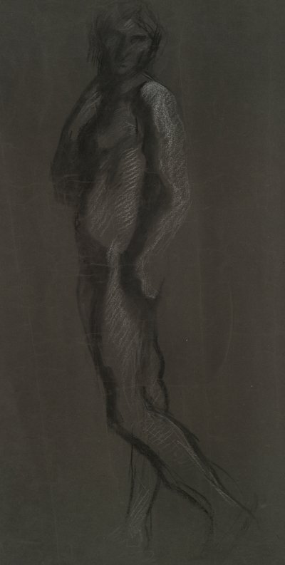 Raná figurální studie pro od Edwin Austin Abbey