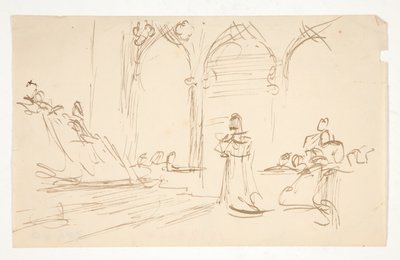 Rané studium pro od Edwin Austin Abbey