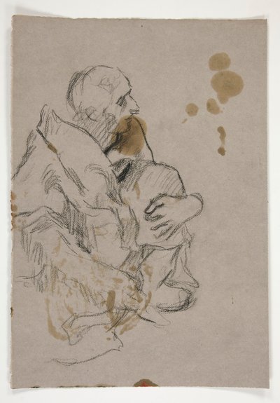 Figurální studie pro od Edwin Austin Abbey