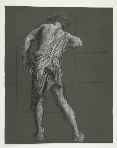 Figurální studie pro od Edwin Austin Abbey