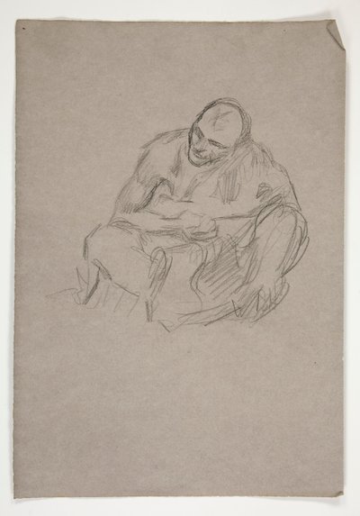 Figurální studie pro od Edwin Austin Abbey