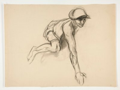 Figurální studie pro od Edwin Austin Abbey