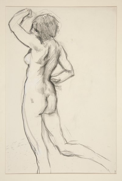 Figurální studie pro od Edwin Austin Abbey