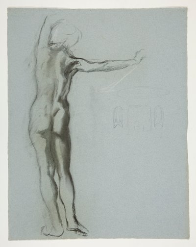 Figurální studie pro od Edwin Austin Abbey