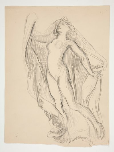 Figurální studie pro od Edwin Austin Abbey
