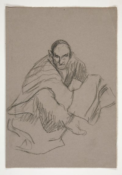 Figurální studie pro od Edwin Austin Abbey