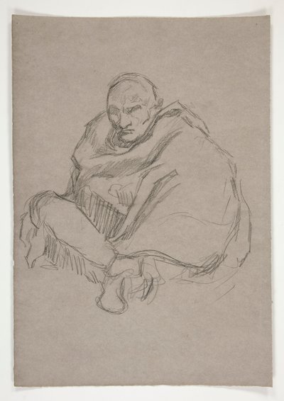 Figurální studie pro od Edwin Austin Abbey