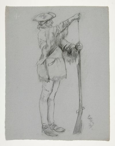 Figurální studie pro od Edwin Austin Abbey