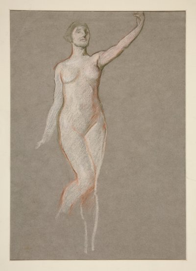 Figurální studie pro od Edwin Austin Abbey
