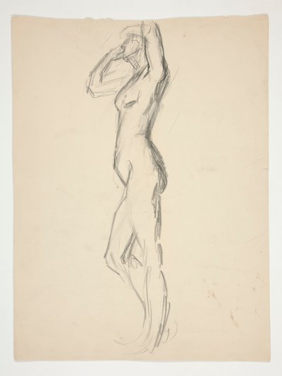 Figurální studie pro od Edwin Austin Abbey