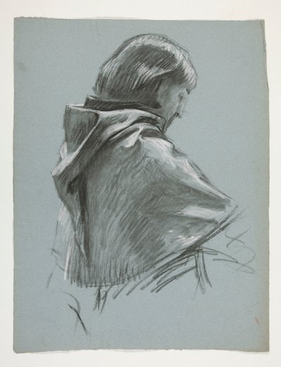 Figurální studie pro krále Artuše od Edwin Austin Abbey