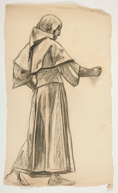 Figurální studie pro krále Artuše od Edwin Austin Abbey