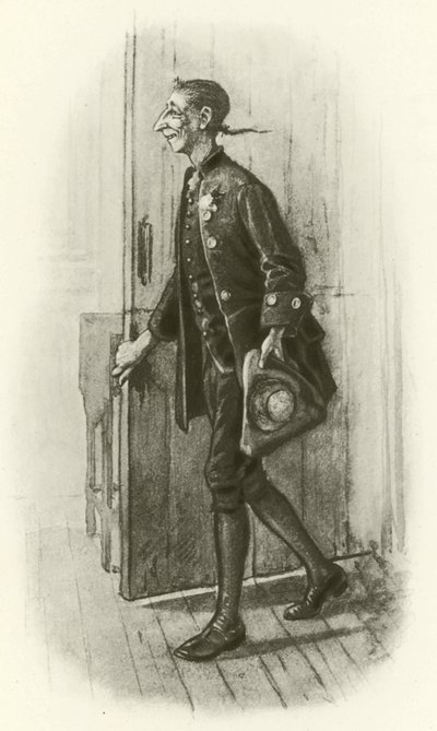 Ichabod Crane (hlubotisk) od Edwin Austin Abbey