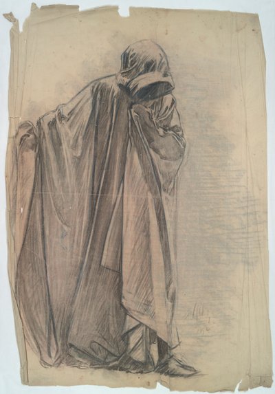 Josef z Arimatie, Figurální studie pro od Edwin Austin Abbey