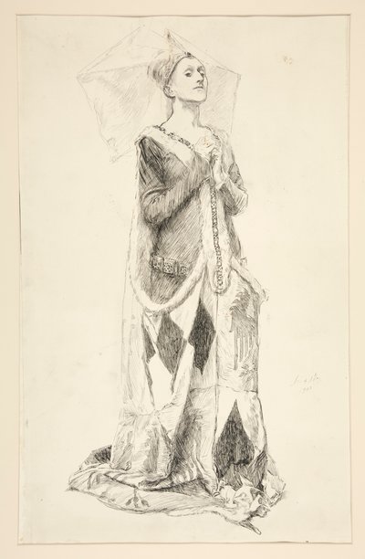 Lady Anne Nevill, od krále Richarda III od Edwin Austin Abbey