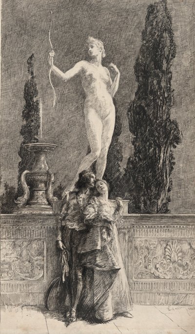 Lorenzo a Jessica: od Edwin Austin Abbey
