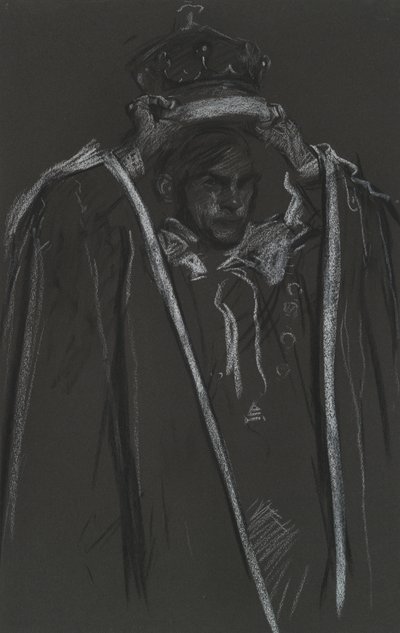 Peer umístění korunovační palcát pro od Edwin Austin Abbey