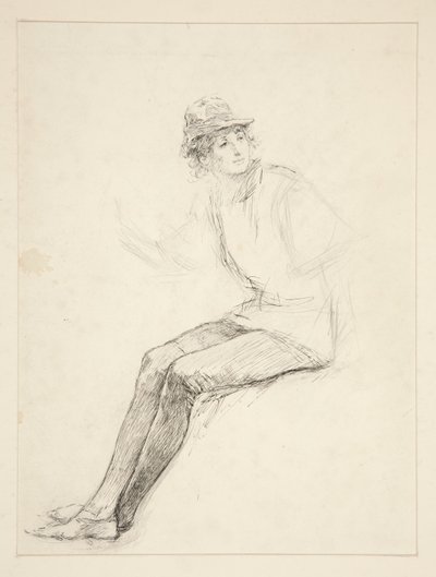 Rosalind v chlapeckém oblečení od Edwin Austin Abbey