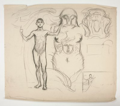List náčrtů od Edwin Austin Abbey