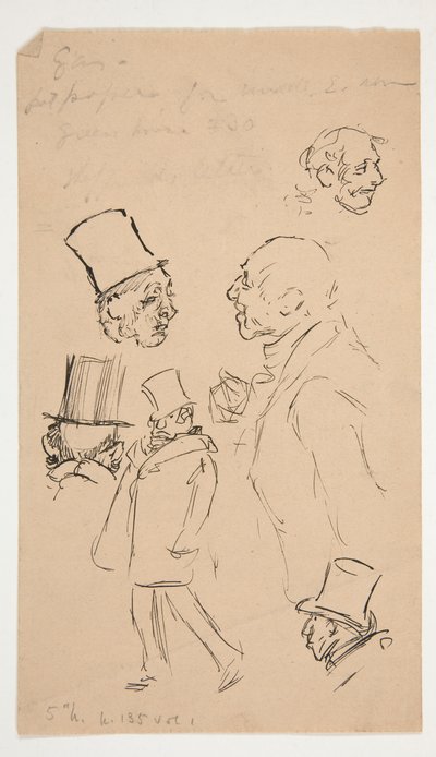 List náčrtů od Edwin Austin Abbey