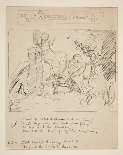 Náčrt pro verš: od Edwin Austin Abbey