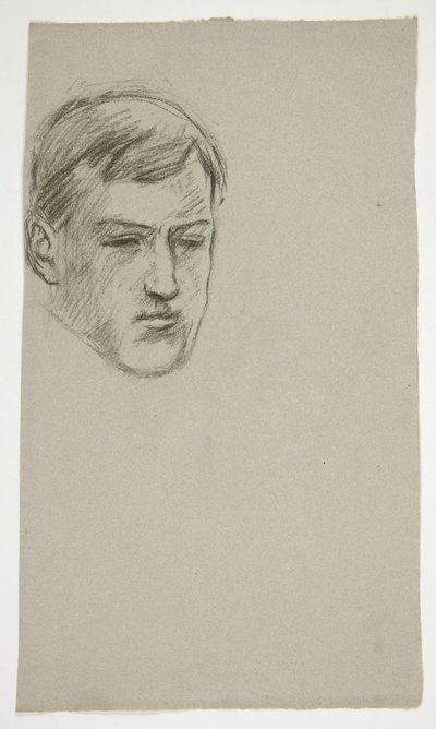 Náčrt mladého muže (neznámý hlídač) od Edwin Austin Abbey