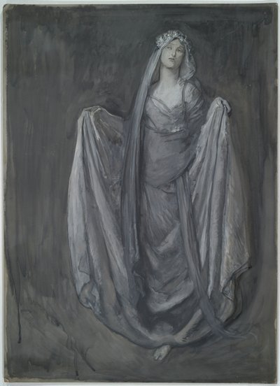 Studium pro Blanchefleur?, pro od Edwin Austin Abbey