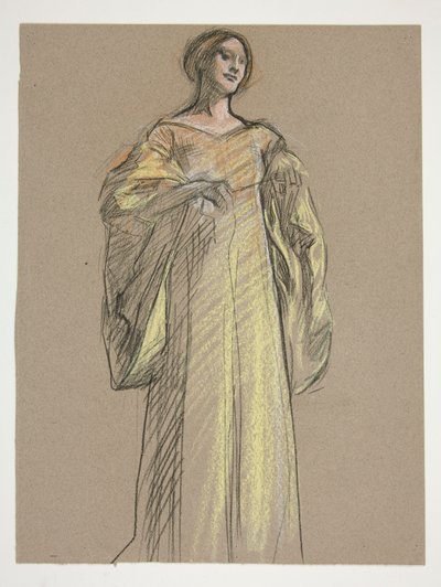 Studium pro Fiamettu od Edwin Austin Abbey