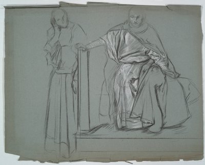 Studie pro krále a doprovod v Hamletovi od Edwin Austin Abbey