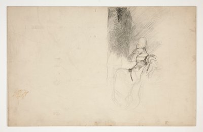 Studie pro Marianu, z Measure for Measure od Edwin Austin Abbey