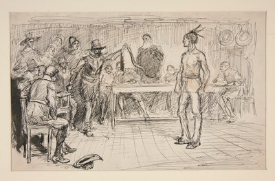 Studie pro Milese Standishe od Edwin Austin Abbey
