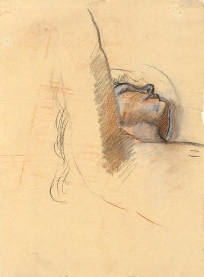 Study for The Spirit of Light - nástěnná výzdoba v State Capitol Building v Harrisburgu, Pennsylvania, 1902-1911 (dokončil John Singer Sargent) od Edwin Austin Abbey