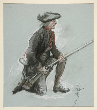 Studie pro postavu v od Edwin Austin Abbey