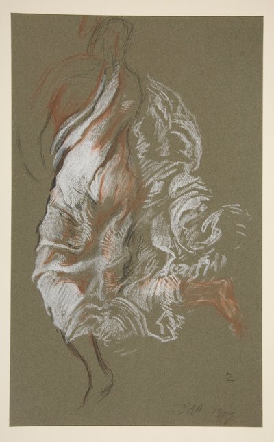 Studie pro postavu 14:00 in od Edwin Austin Abbey