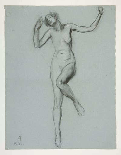 Studie pro postavu 16:00 in od Edwin Austin Abbey