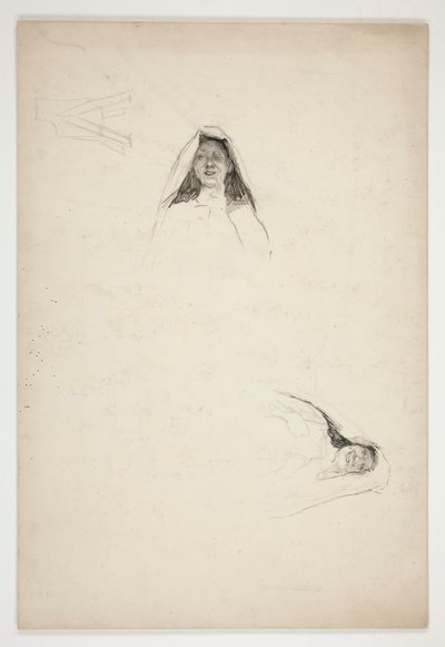 Studie dvou hlav, Jaquenetto, z lásky od Edwin Austin Abbey